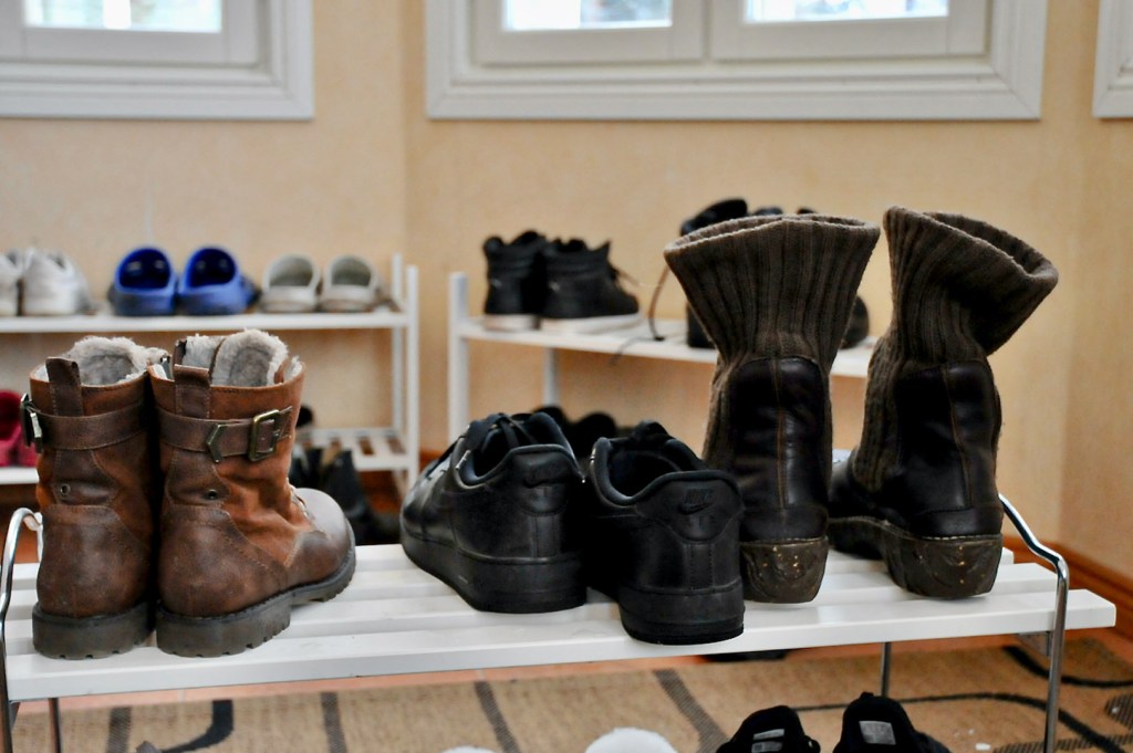 Karkkilassa Villa Dorothean eteinen